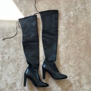 Stuart Weitzman stretch over the knee nappa boots